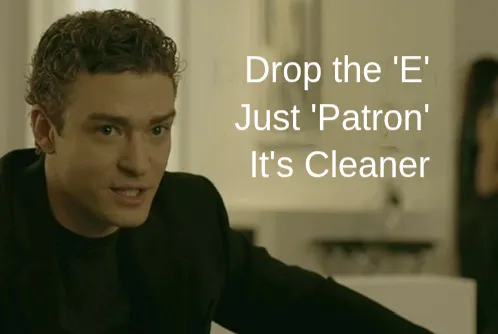 drop the e it's cleaner