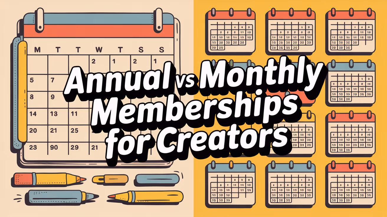 Annual vs Monthly Memberships for Creators (2025)