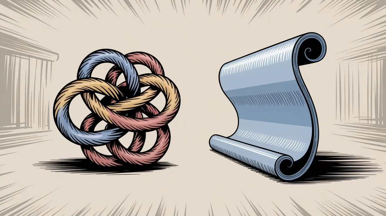 Side-by-side comparison of traditional membership complexity vs rolling simplicity