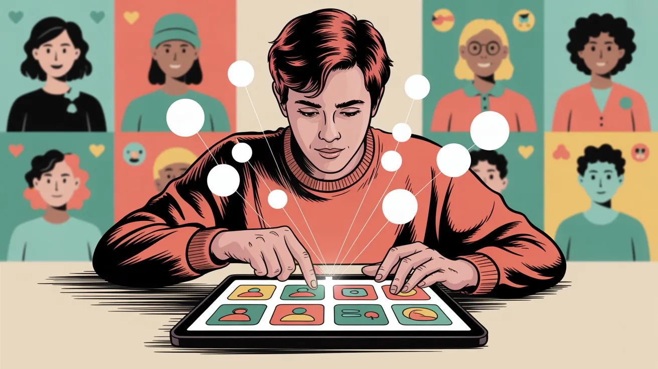 Creator using platform community engagement tools connecting with supporters through digital interface